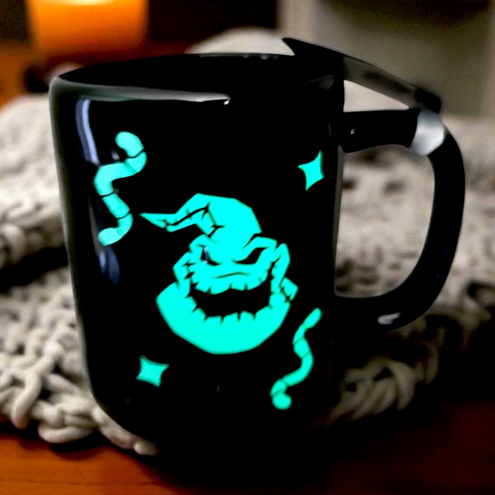 Rae Dunn Oogie Boogie Glow in the Dark Mug The Nightmare Before Christmas 21oz